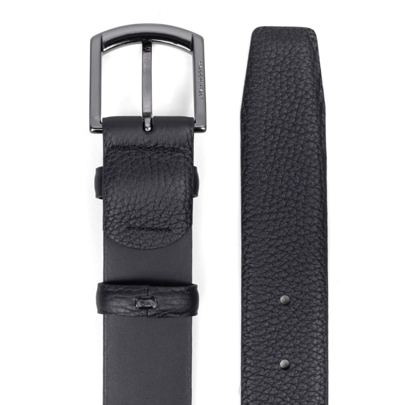 Thumbnail of Handmade Leather Belt Black Laurent image