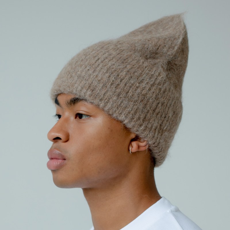 Thumbnail of The Alpaca Beanie In Brown image