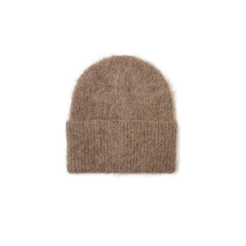 Thumbnail of The Alpaca Beanie In Brown image