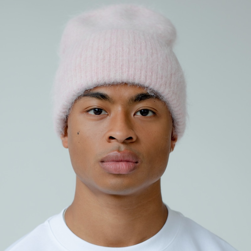 Thumbnail of The Alpaca Beanie In Pink image