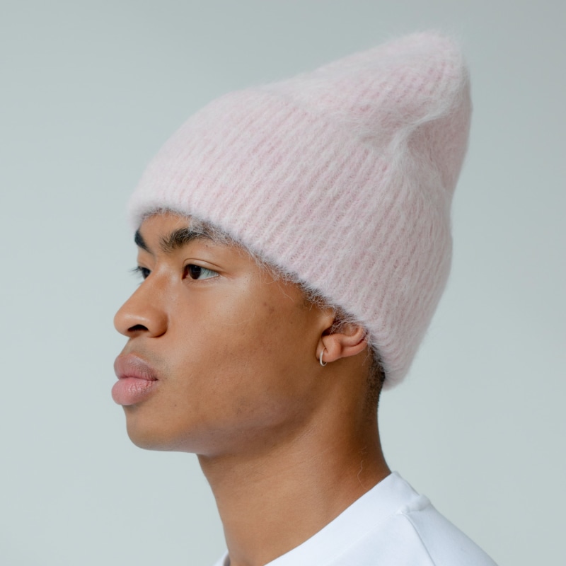 Thumbnail of The Alpaca Beanie In Pink image