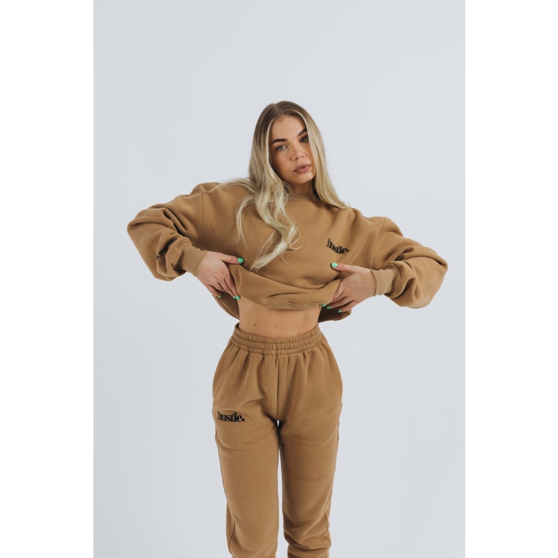 Thumbnail of The Angel Number Sweatpants - Camel image
