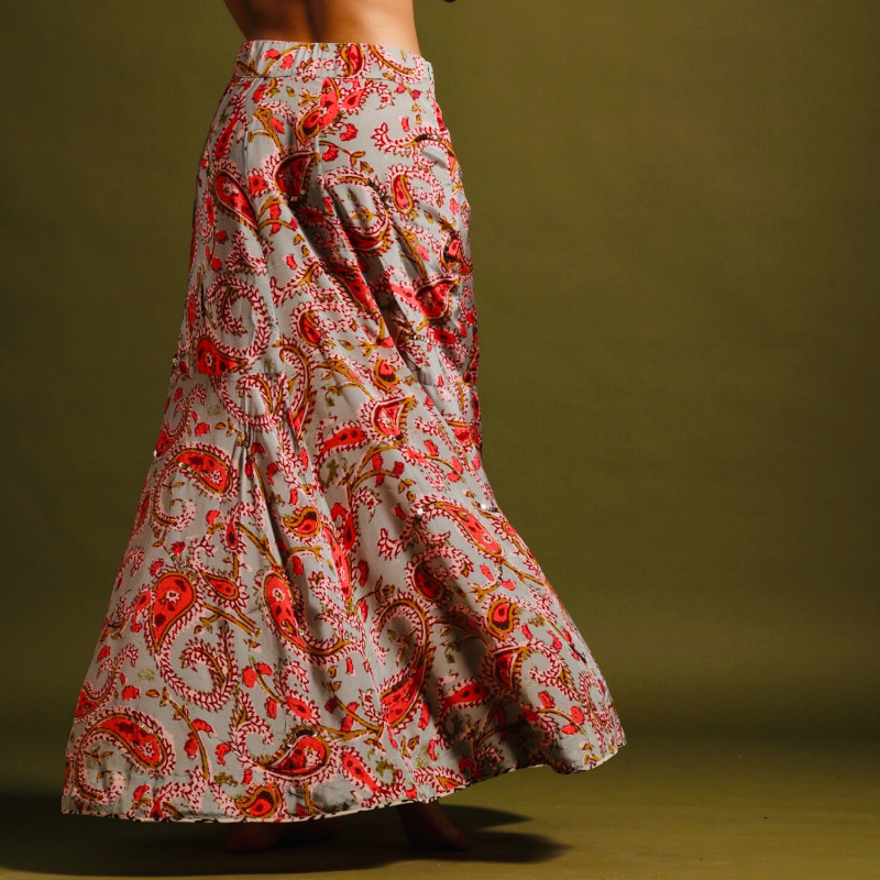 Thumbnail of The Avni Skirt - Mixed Print image