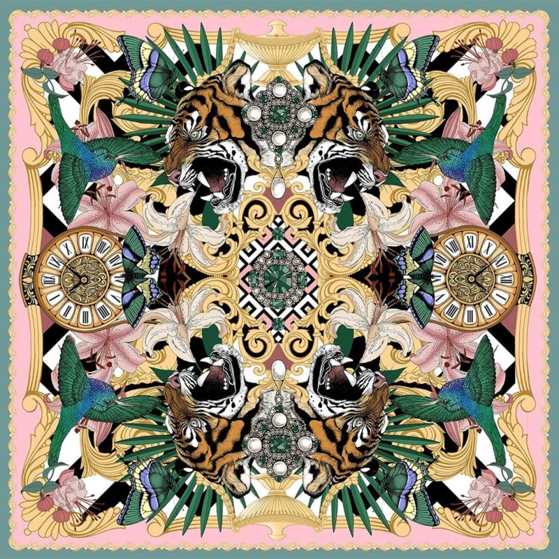 Thumbnail of The Baroque Tiger Scarf - L image