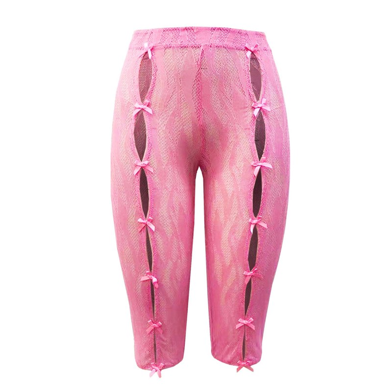 Thumbnail of The Capri Bow Lace Pants image
