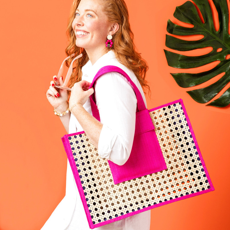 Thumbnail of The Christy Shopper Bag, Pink image