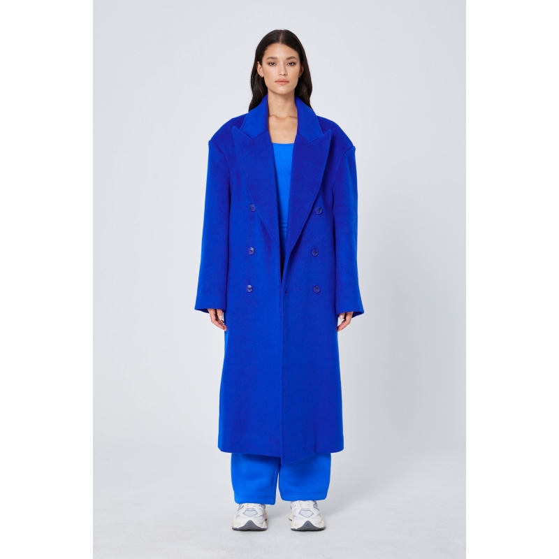 Cobalt coat top