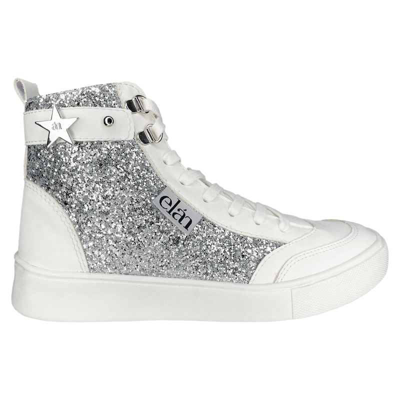 The Cordelia Bling Sneakers- Made With Cactus Leather- Vegan, ELÁN CHOOSE  YOUR WAY