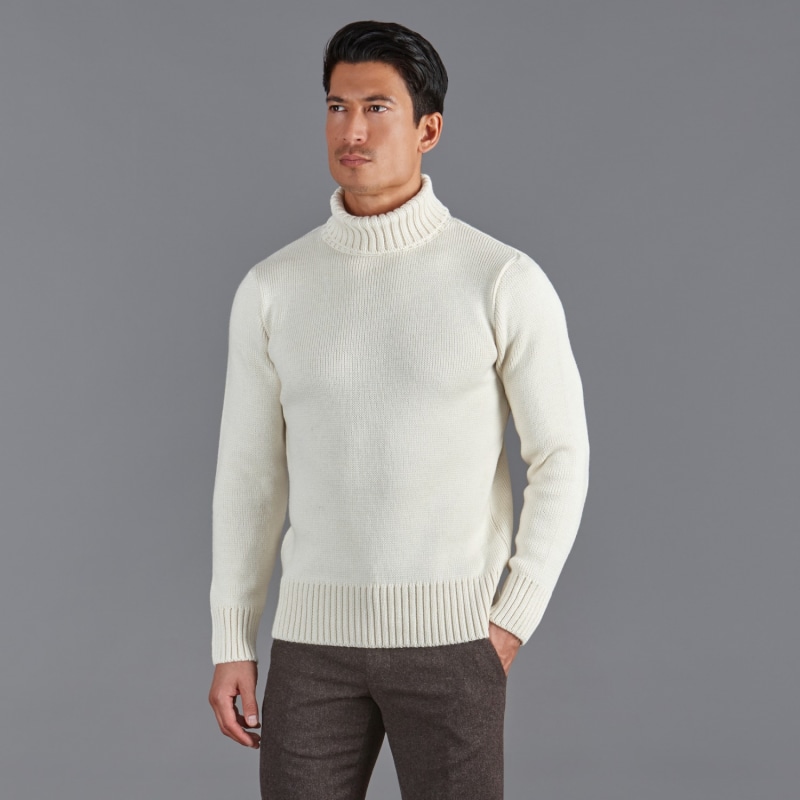 Merino wool roll store neck mens