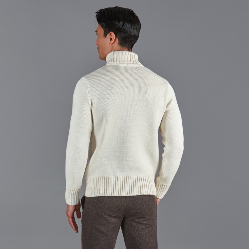 Cream fitted deals jumper