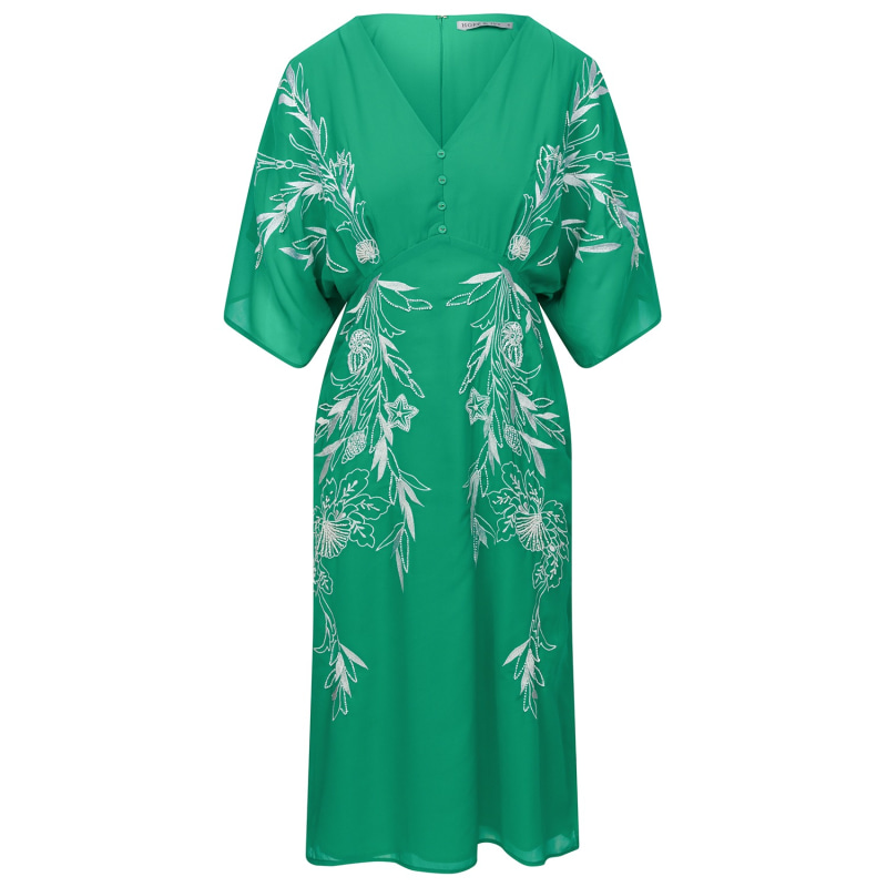 Blouson Sleeve Wrap Dress – Marissa Collections