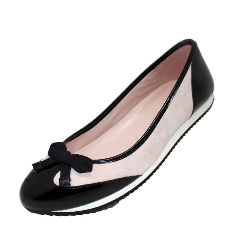 Alterre Suede Pointed Loafer + Marilyn Strap in Black