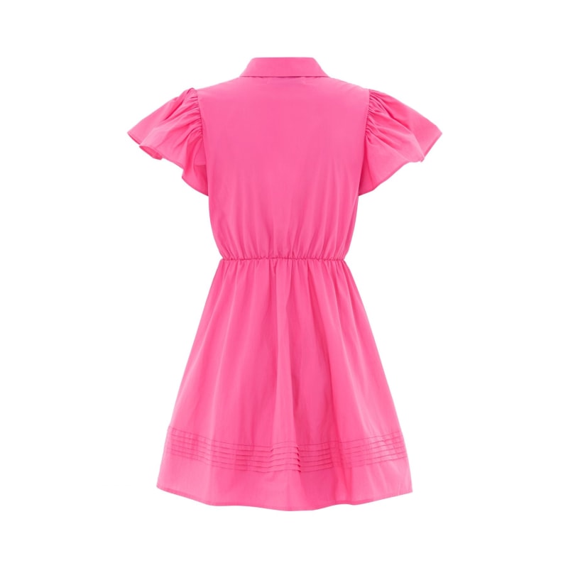 Thumbnail of The Henley Mini Dress Hot Pink image