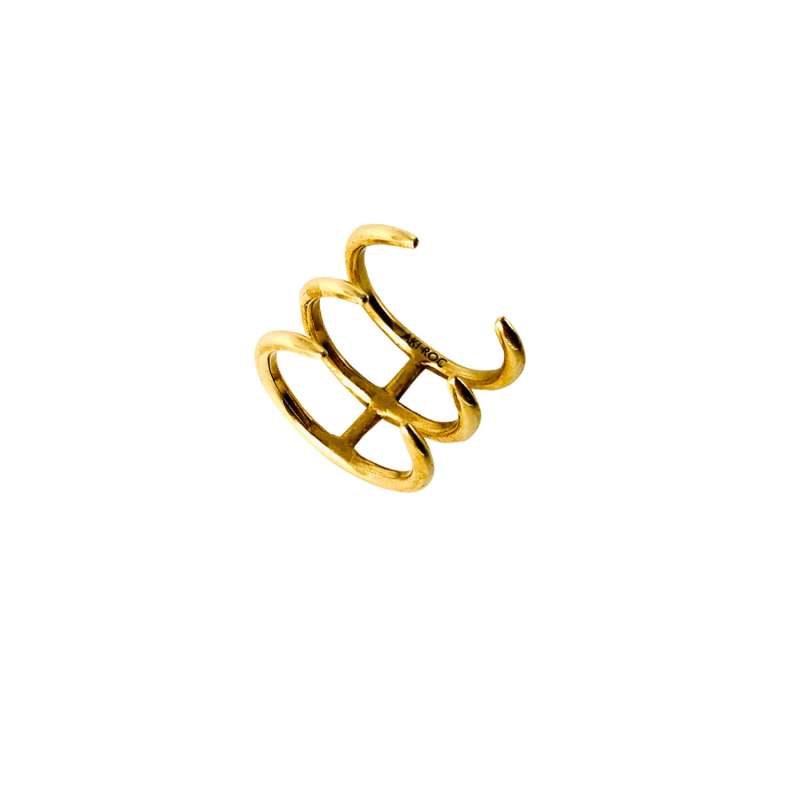 Thumbnail of The Hug Midi Ring - Gold image