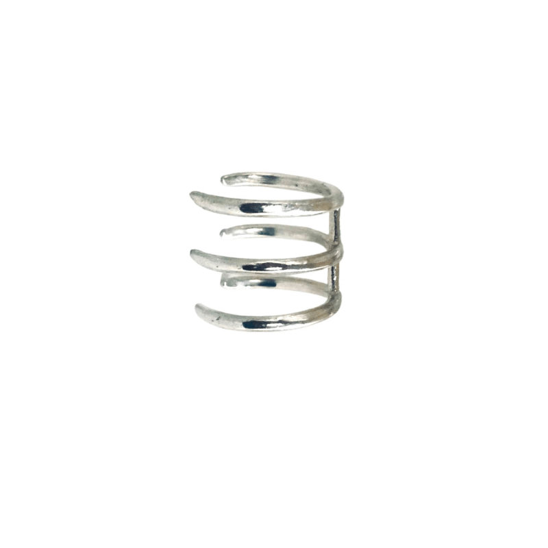 Thumbnail of The Hug Midi Ring -Sterling Silver image