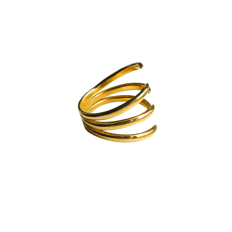 Thumbnail of The Hug Ring Trio - Gold image