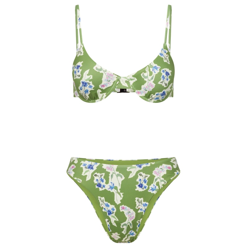 Thumbnail of The Hyacinth Floral Print Bikini image