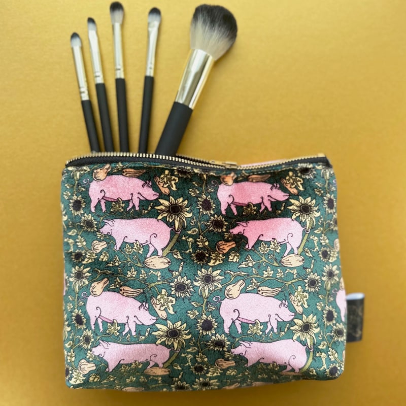 Thumbnail of The Jewel Country Pig Makeup Bag image