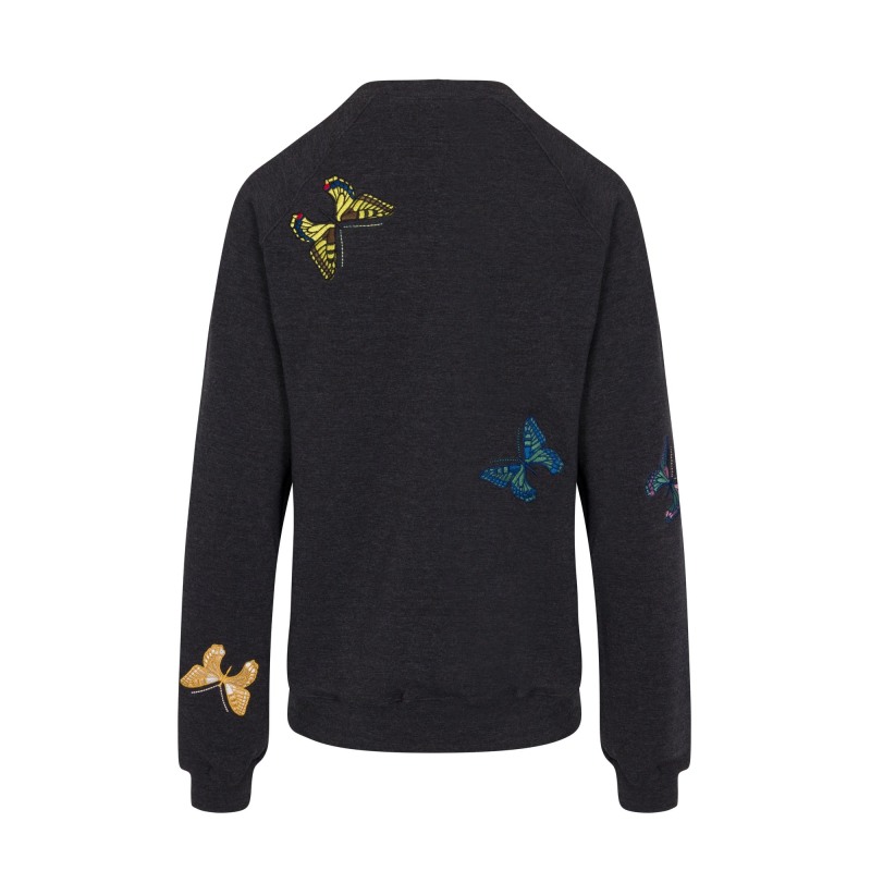 Thumbnail of The Jitterbug Embroidered Sweatshirt Shirt - Black image