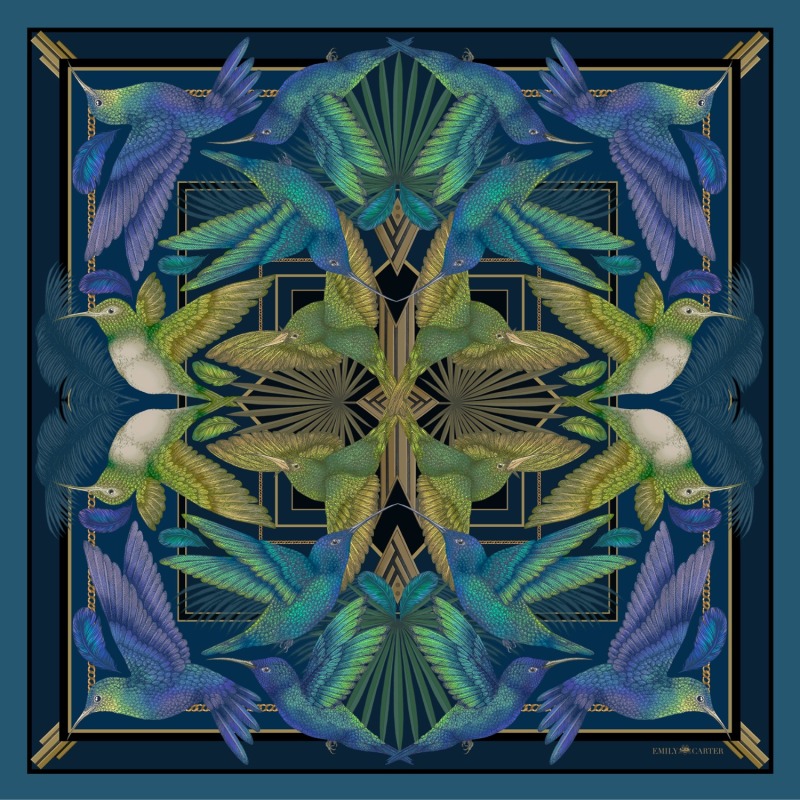 Thumbnail of The Midnight Hummingbird Scarf | M image