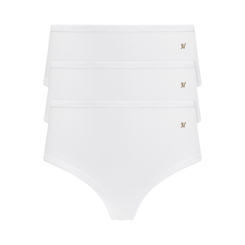 Thumbnail of The Organic Cotton Midi Brief Three Pack - Cotton White image