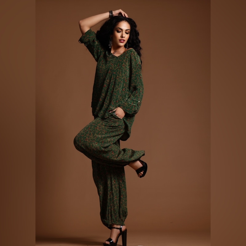 Thumbnail of The Reva Pants - Green image