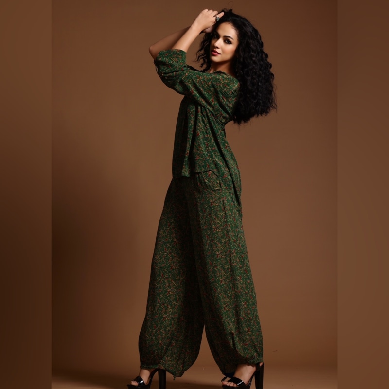 Thumbnail of The Reva Pants - Green image