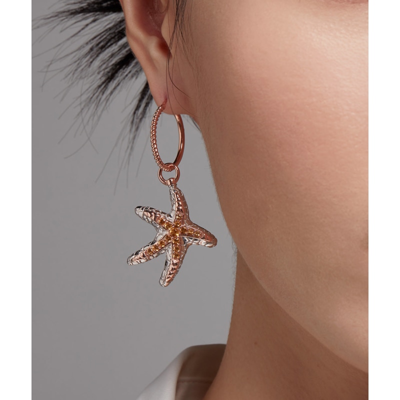 The Sea Star Charm Star Fish Charm Rose Gold ONI Fine