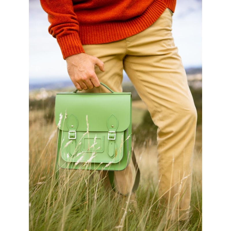 Thumbnail of The Small Portrait Backpack - Heather Green image
