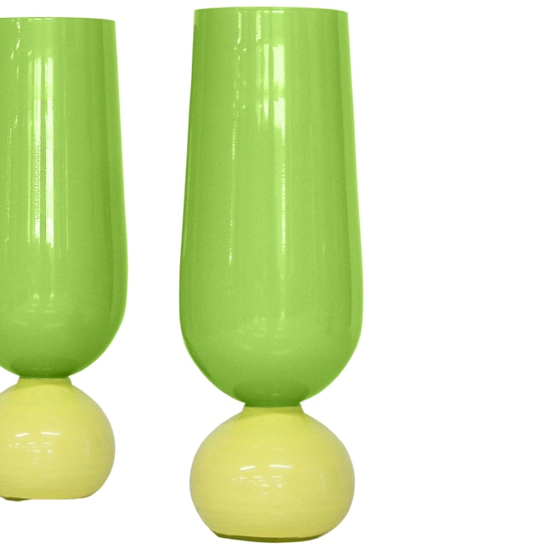 Thumbnail of The Sorbetto Champagne Glass - Set Of Two - Sunshine Limone image