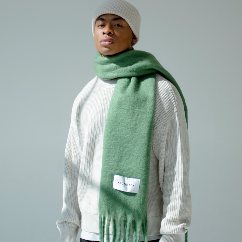 Thumbnail of The Stockholm Scarf In Forest Fern Green image