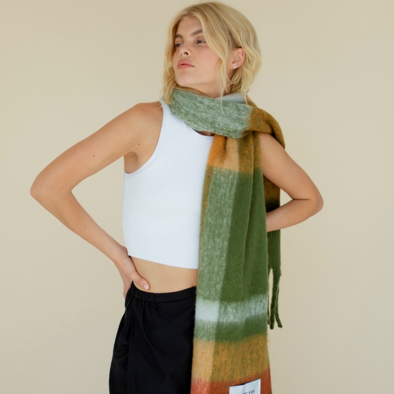 Thumbnail of The Stockholm Scarf - Mossy Spring image