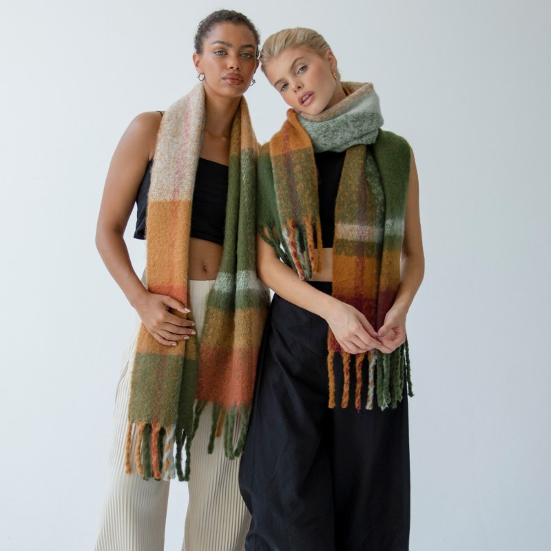 Thumbnail of The Stockholm Scarf - Mossy Spring image