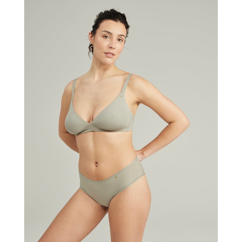 Thumbnail of The Stretch Easy Does It Bralette - Sage Green image