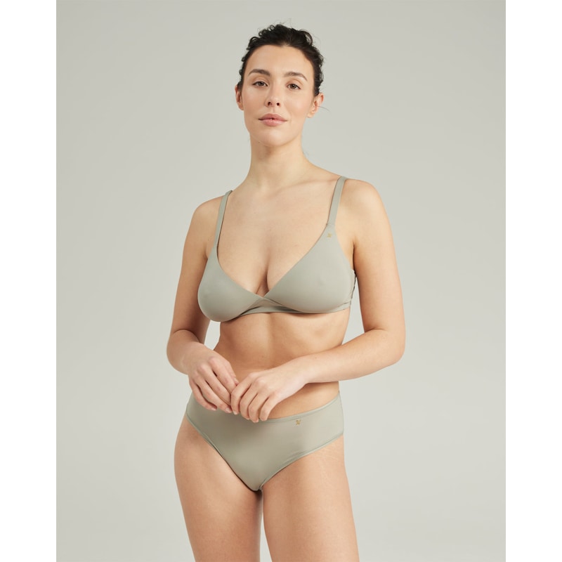 Thumbnail of The Stretch Easy Does It Bralette - Sage Green image