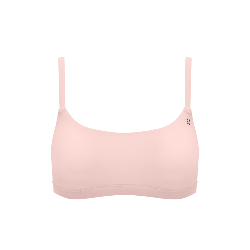 Thumbnail of The Stretch Scoop Neck Bralette - Blush Pink image