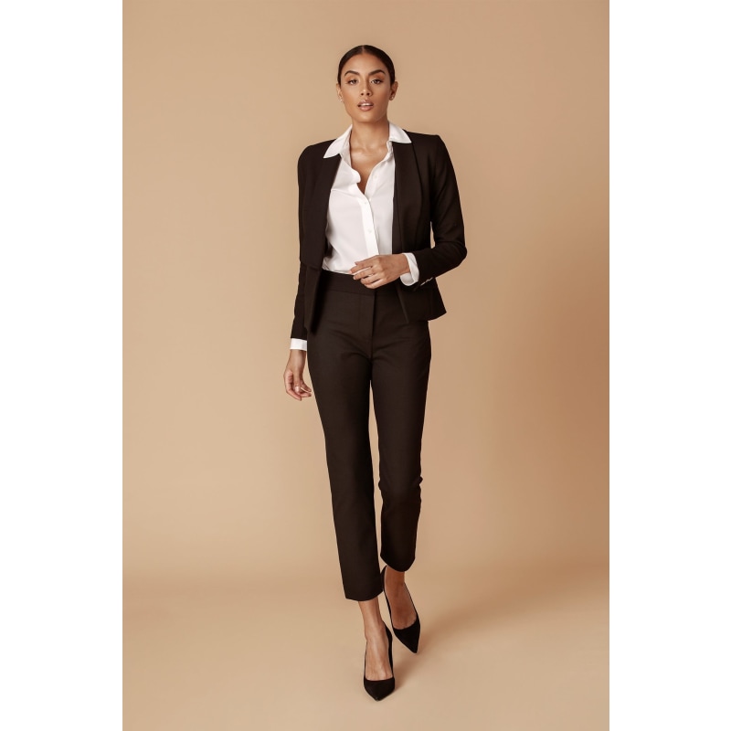Thumbnail of The Stretch Tailored Ankle Pant In Black image