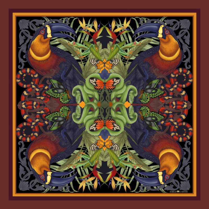 Thumbnail of The Tropical Toucan Scarf | L image