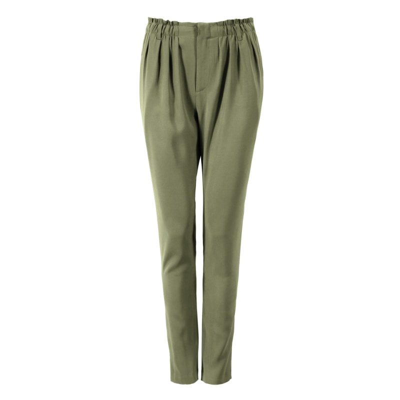 Thumbnail of Thelma Khaki Tailored Trousers image