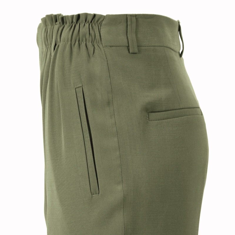 Thumbnail of Thelma Khaki Tailored Trousers image