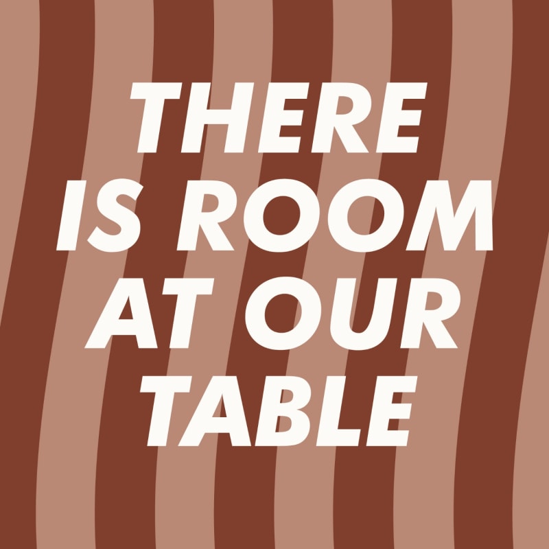 Thumbnail of There Is Room At Our Table - A3 Size image