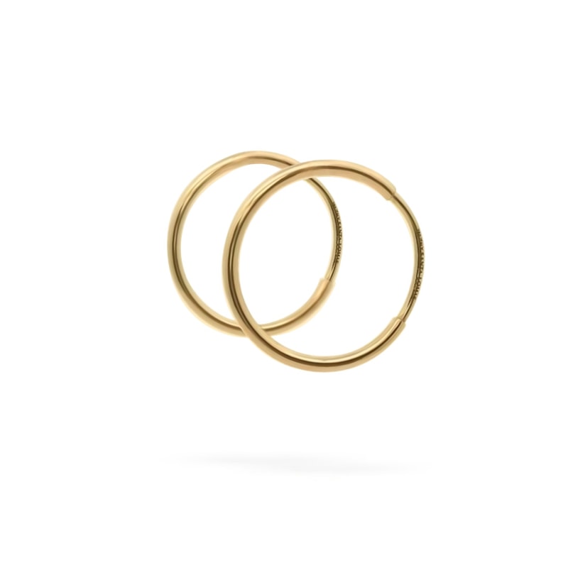 Thumbnail of Venezia Slim Gold Hoops image