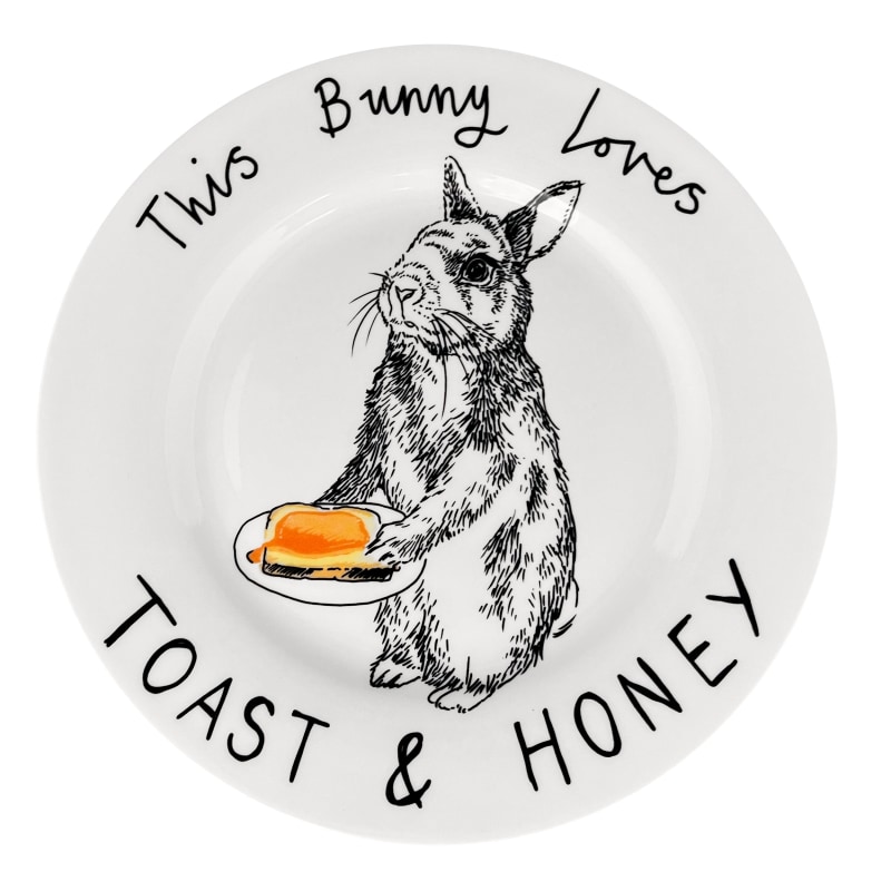 Thumbnail of This Bunny Loves Toast & Honey  Side Plate image