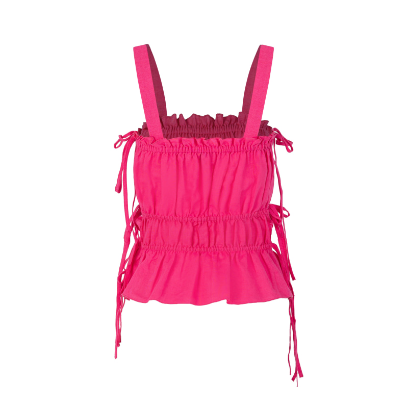 Thumbnail of Tie-Detailed Top In Hot Pink image