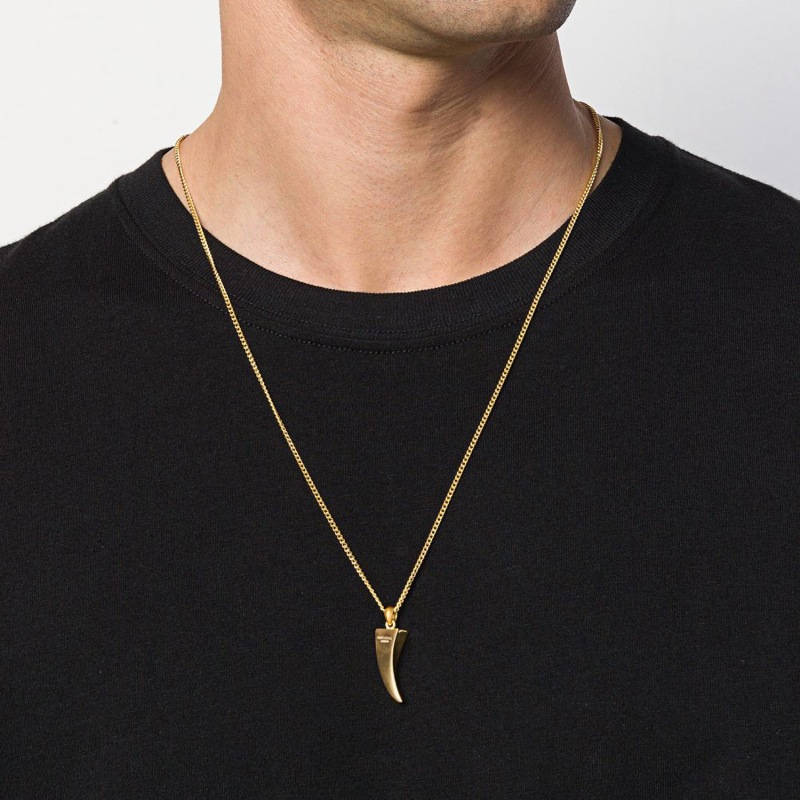 Thumbnail of Tiger Claw Necklace In Gold image