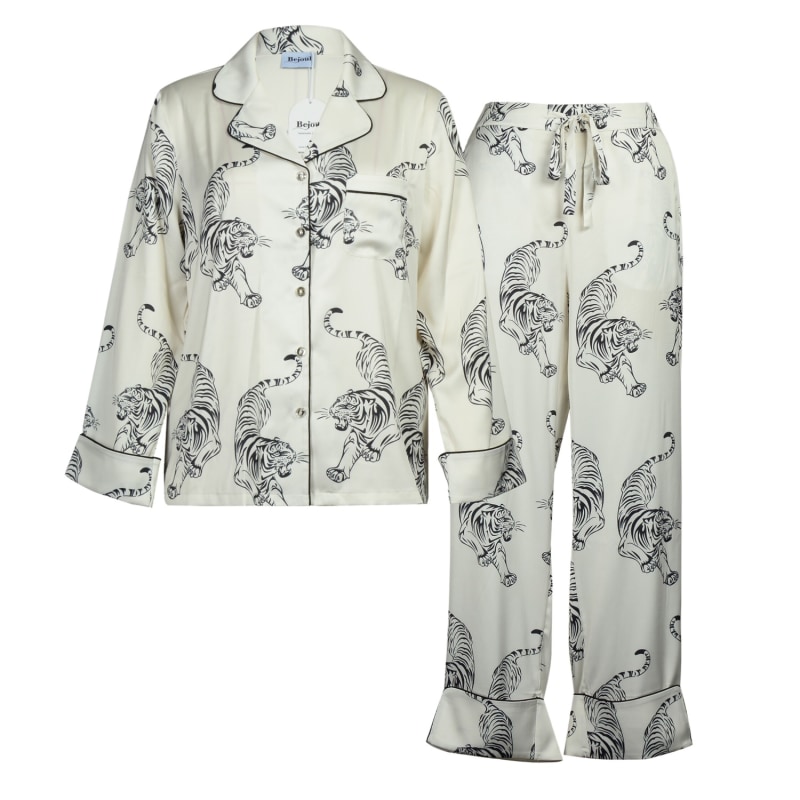 Tiger pajama set sales
