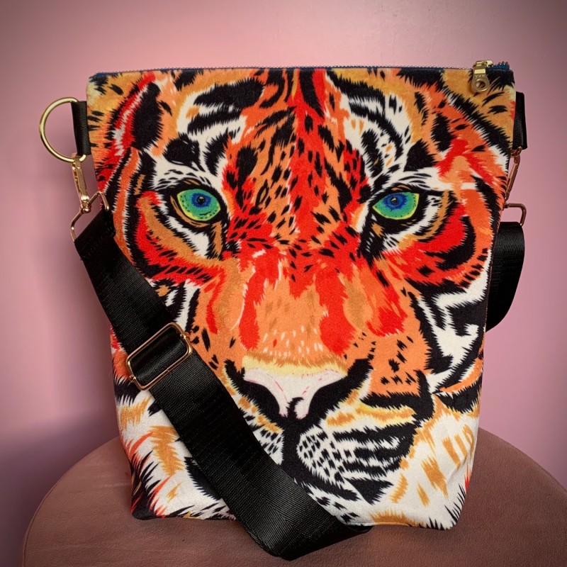 Thumbnail of Tiger Velvet Handbag image