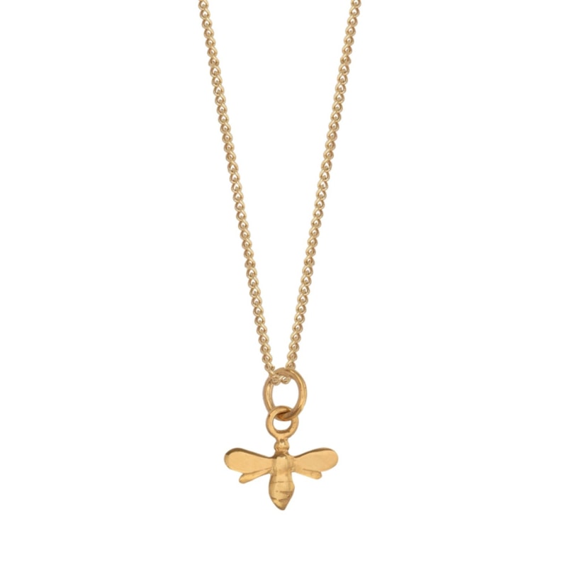 Necklace with store bee charm