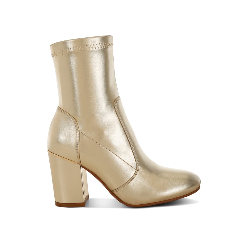 Gold sock booties store