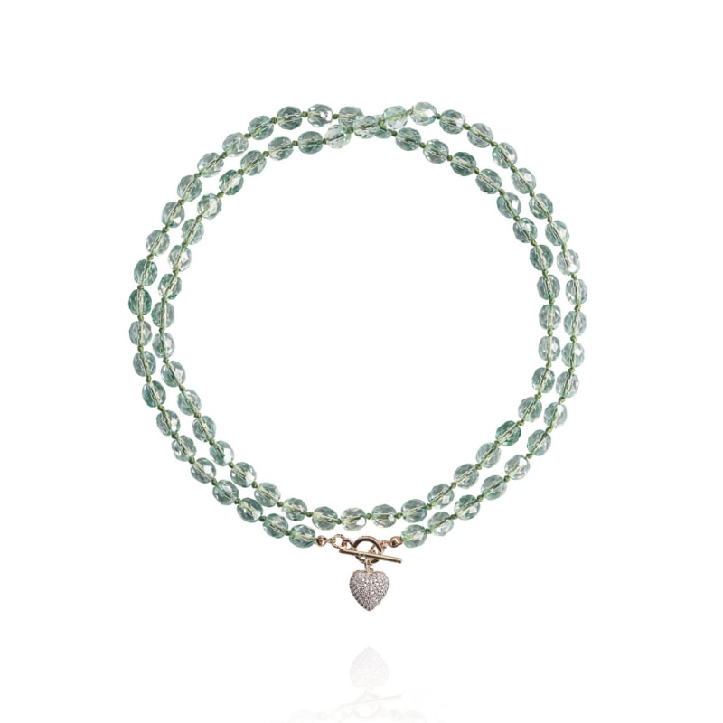 Thumbnail of Leni Loop Necklace In Mint image